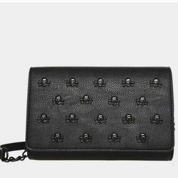 Betsey Johnson Handbags - ❎️❌️Last one❌️❎️  🆕️ Betsey Johnson Black Skull haloween Crossbody bag 💀 ☠️